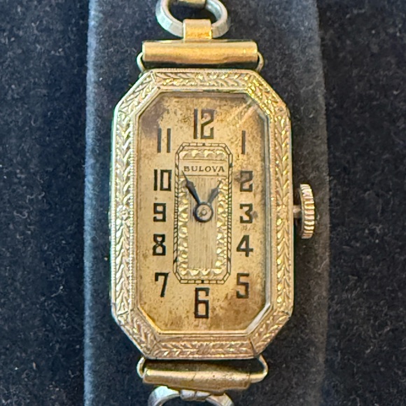 Bulova Silver-Tone Rectangular Watch - Picture 9 of 9